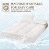 YOUR MOON Wool Mattress Pad Twin,51% Australian Wool, 500GSM-White