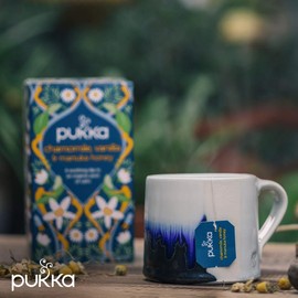 Pukka Organic Tea Bags, Chamomile, Vanilla & Manuka Honey Herbal Tea, Perfect for Moments of Calm, 20 Count (Pack of 6) 120 Tea Bags