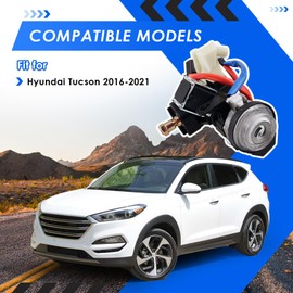 81905-D3080 Ignition Lock Switch Assembly with 2 Keys, Ignition Lock Housing & Cylinder Fit for Hyundai Tucson 2016-2021, Replace OE# 81905D3080 81900D3E00 81900-D3E00