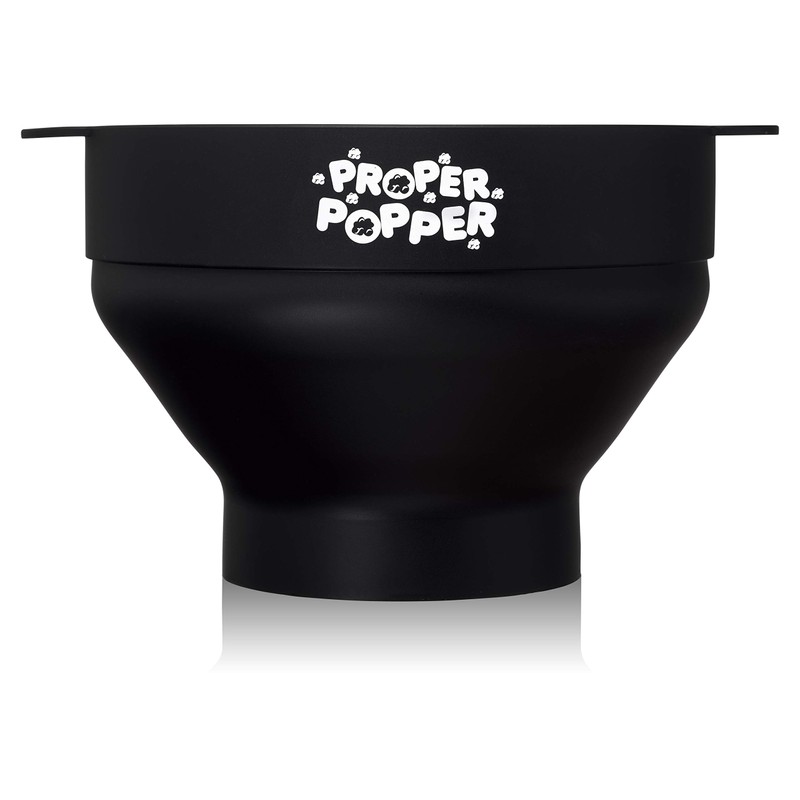 The Original Proper Popper Microwave Popcorn Popper, Silicone Popcorn Maker,
