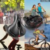 Hmfmdy Bicycle Saddle, Bicycle Saddle with Double Spring, Ergonomic Bicycle