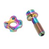 RISK Bike Front Derailleur Screw Gasket Kit Hollow Titanium Alloy
