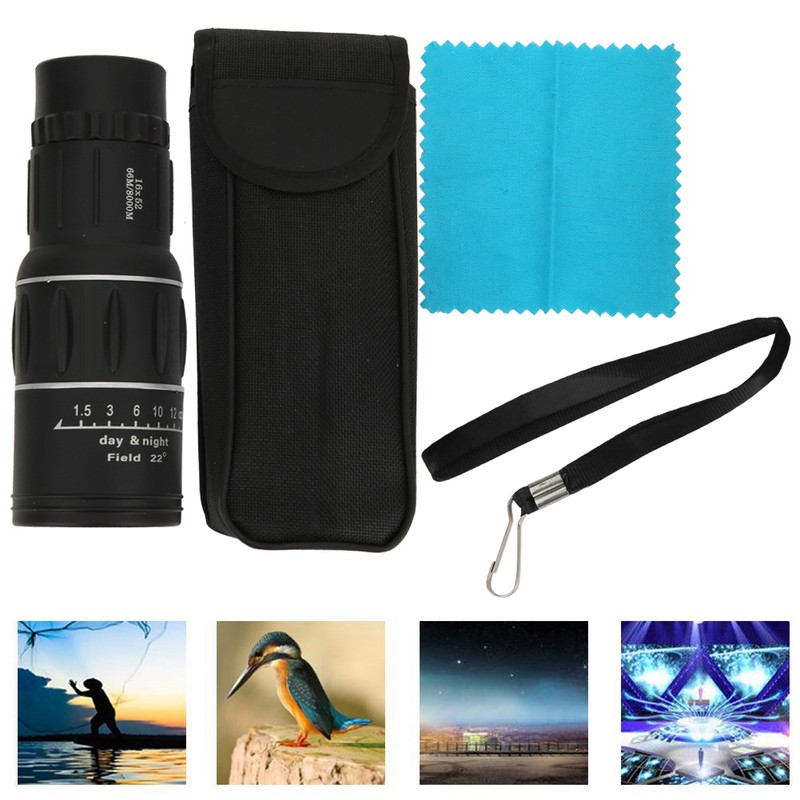 16x52 High Magnification Monocular HD Portable Outdoor Concert Handheld Telescope