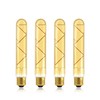 helloify T10 Dimmable Vintage LED Edison Tubular Bulb, 40W Equivalent,