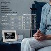 Yuanzeco Alarm Clock With Day And Date For Elderly 3Displays