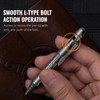 TACRAY Titanium Bolt Action Mini Pen, Pocket Size EDC Pen,