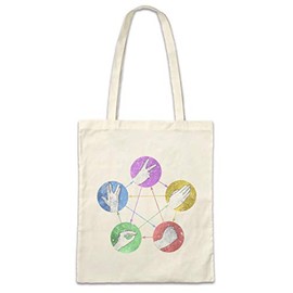 Stone Paper II Hipster Bag Cloth Bag – Canvas Bag – Big Bang Theory Nerd