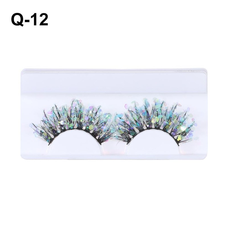 1 Pair 25mm 3D Luminous Mink Lashes Fluffy Dramatic Eyelashes