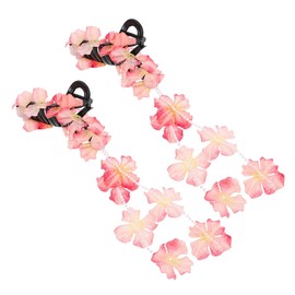 Gatuida 2pcs Floral Hair Claw Clips with Tassels Elegant Hydrangea Design for Beach Weddings Summer Dress Up Accessories for Women and Strong Hold Decorative Hair Clips