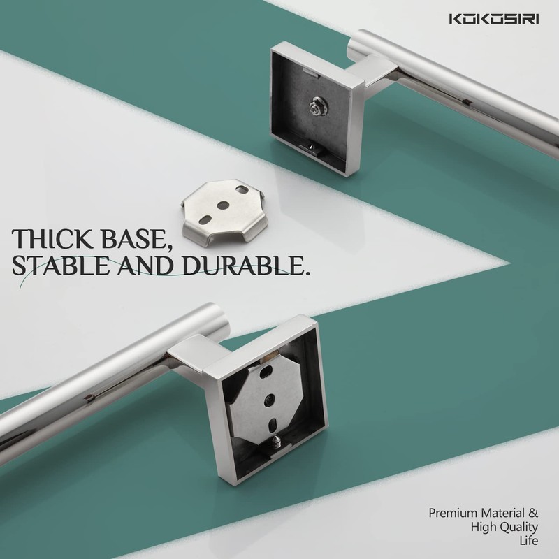 KOKOSIRI Hand Towel Bar 16 Inch Bathroom Towel Holder for