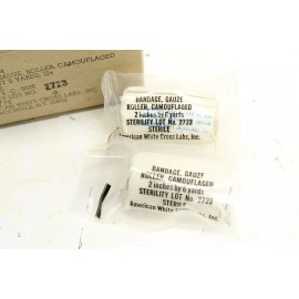 American White Cross Labs Inc. MILITARY American White Cross (12) Camo Gauze Bandage 2"X6yd 6510-200-6204