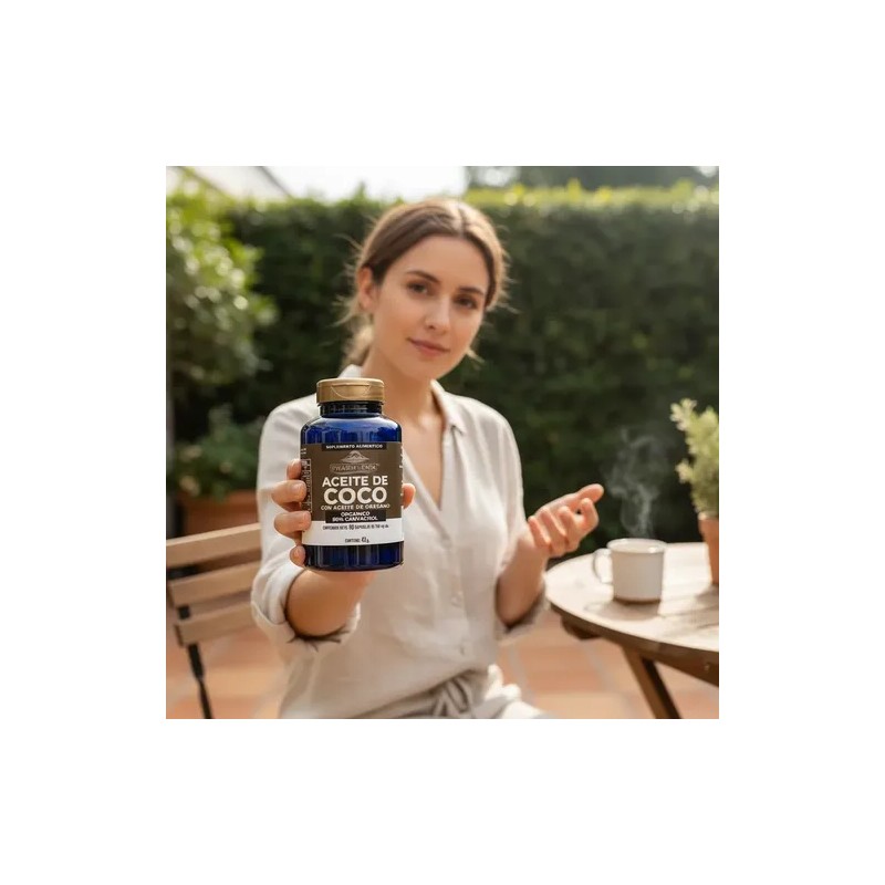Capsulas Aceite De Coco Con Aceite De Oregano 60 Cápsulas
