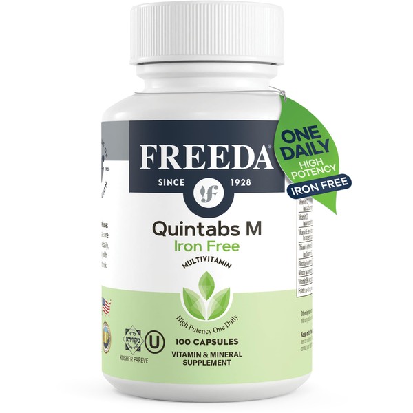 FREEDA FREEDA One Daily Multivitamin Without Iron C Quintabs-M Iron-Free