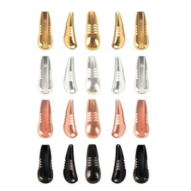 MUUNN 20Pcs Tungsten Javi Beads Assortment for Fly Tying, Hook Size #10~#12 Tungsten Nymph Heavy Bodies Jig Back Beads Kit,M