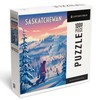 Lantern Press 1000 Piece Jigsaw Puzzle, Saskatchewan, Shred The Gnar,