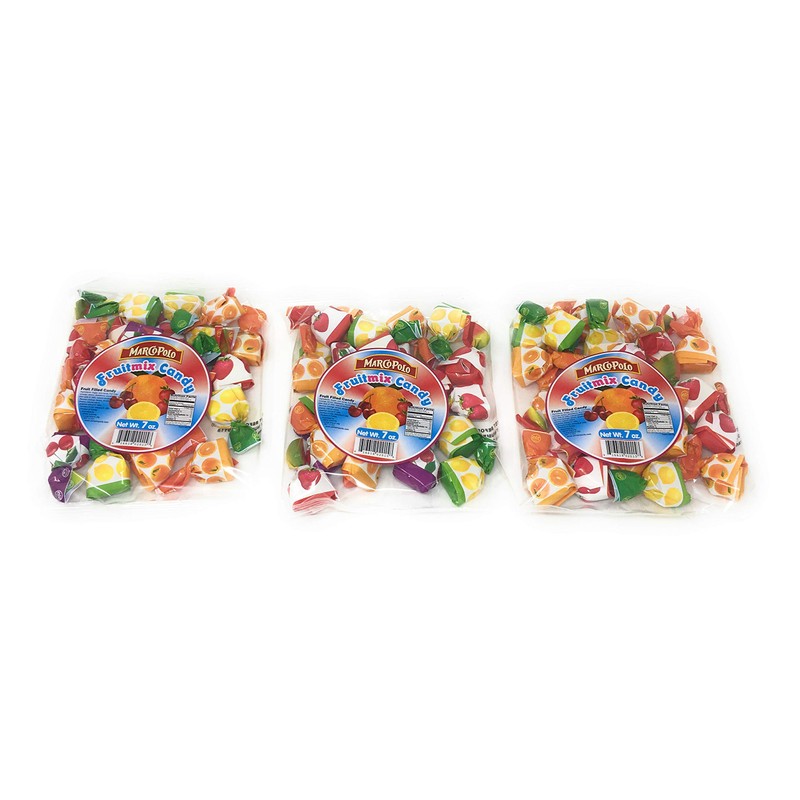 Marco Polo Candy, Hard Mixed Fruit 7.0 Oz (Pack of