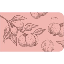 Ladytimer TO GO Deluxe Salmon 2026 - Taschen-Kalender 15,3x8,7 cm - Tucson Einband - mit Motivprägung - Weekly - 128 Seiten - Alpha Edition