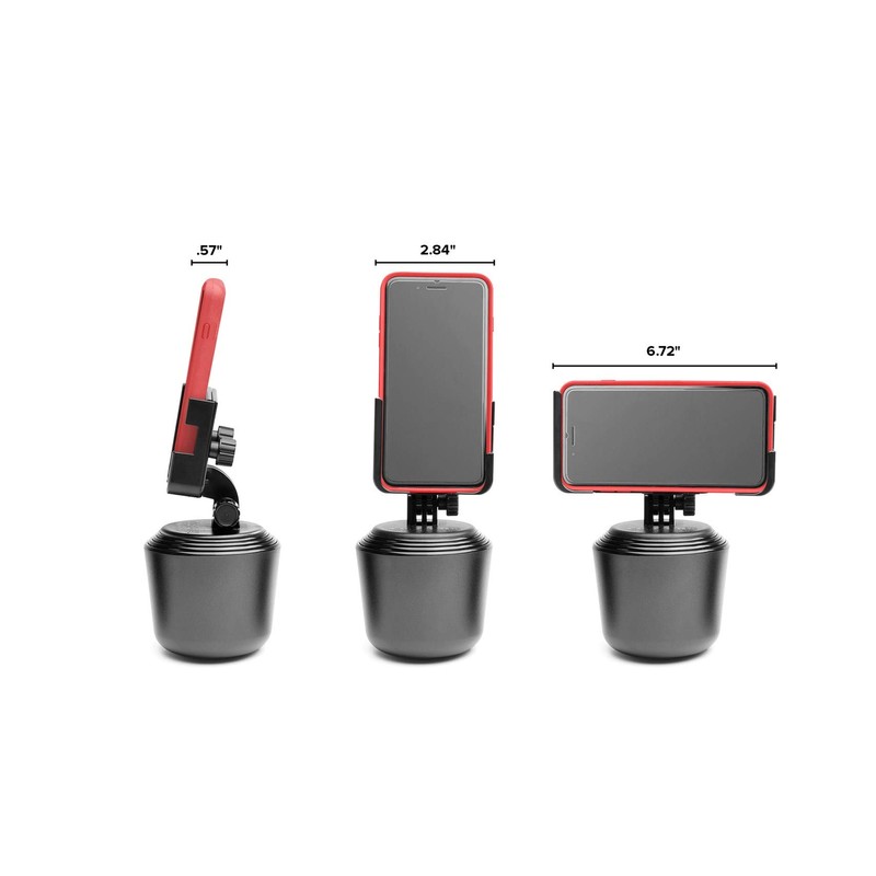WeatherTech CupFone Two View-Universal Phone Cradle Mount with Red Billet