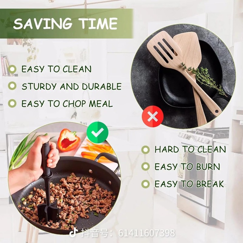 Mince Chopper, Meat Chopper & Masher Tool for Cooking –
