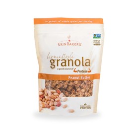 Erin Baker's Homestyle Granola Cereal with Ancient Grains, Peanut Butter - Made from Natural Ingredients, Source of Plant-Based Protein - Vegan Friendly, Non-GMO, 160oz Bag, 1-Pack