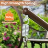 Yardwe Heavy Duty Swing Hook with Spring Pin, Hanging Egg