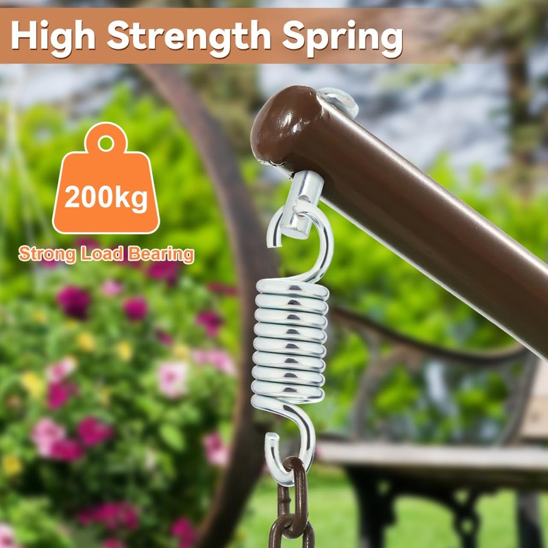 Yardwe Heavy Duty Swing Hook with Spring Pin, Hanging Egg