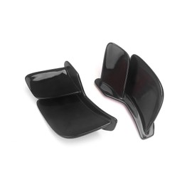 Motorcycle Rear Tail Spoiler Wing Fairing,ABS Carbon Fiber, Compatible with Ducati Panigale V2 V4S V4 V4R Super 2018-2024, 2-Piece Set (Glossy Black)