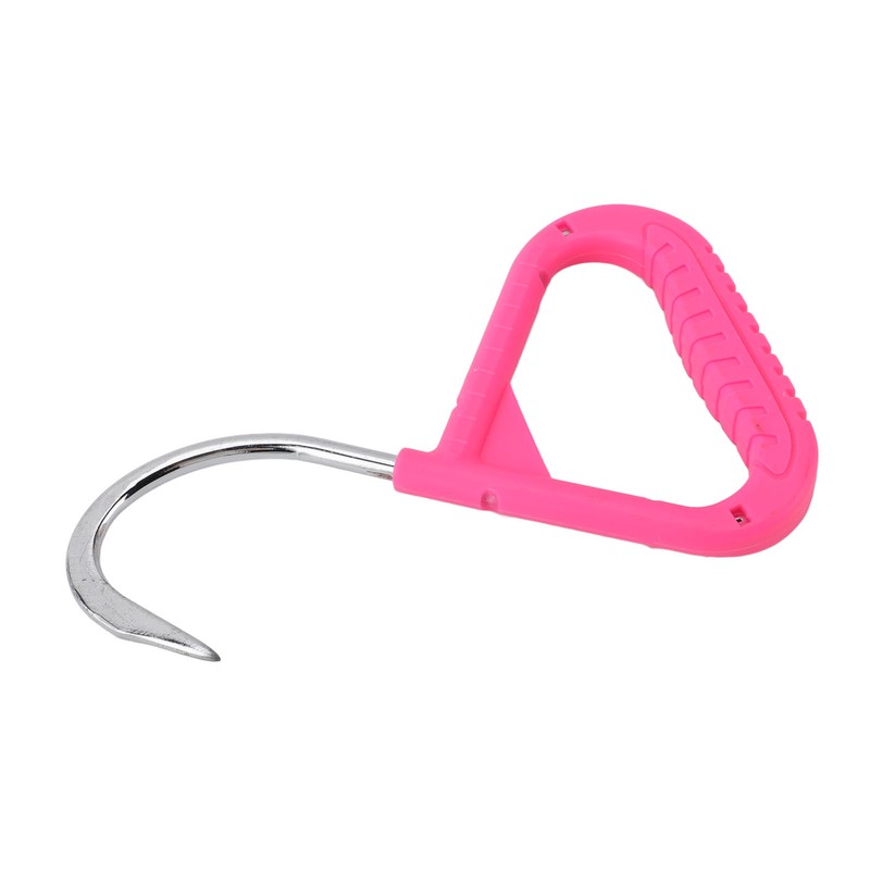Pulp Hook Chrome Plated Steel Single Handed Comfortable Grip Log