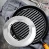 BESTonZON Steam Ring Stainless Steel Adapter for 7 to 11