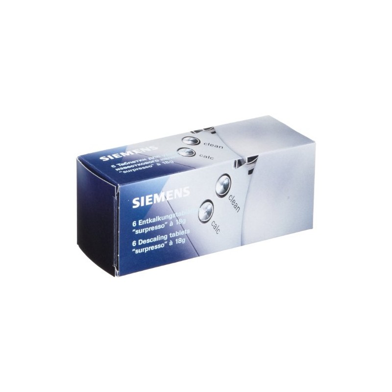 Siemens TZ60002 Descaling Tablets for Fully Automatic Coffee Machines EQ.8,