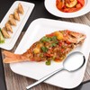 Minekkyes Stainless Steel Buffet Serving Spoon, 6 Pieces Large Table