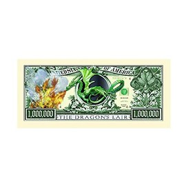 American Art Classics Pack of 5 - Dragon Million Dollar Bill