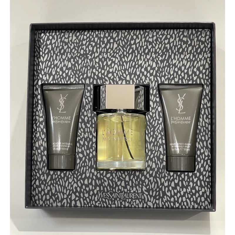 Yves Saint Laurent Ysl L’homme 3pc Gift Set With 3.4oz