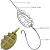 AIMALL Carp Fishing Method Feeder Set with Bait Mould –