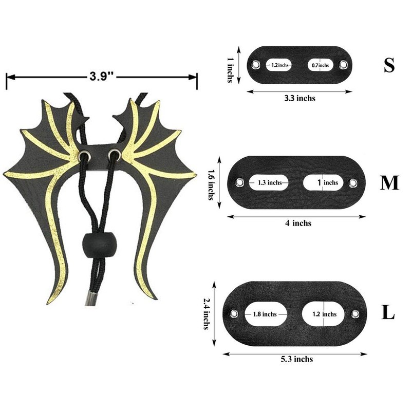 ADOGGYGO Bearded Dragon Lizard Leash Harness - 3 Size Pack