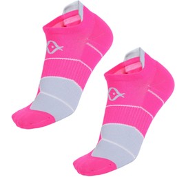 kowaku 1 Pair Women Short Socks, Running Socks, Nylon Soft Warmer Socks, Crew Socks for Outdoor Activities, Cold Weather Adults, Pink