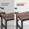 Livofloral Narrow Console Table, 29.5" Entryway Table with 2 Support