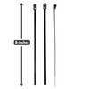 Harrier 8-inch Reusable UV Resistant Nylon Cable Zip Ties, Black,