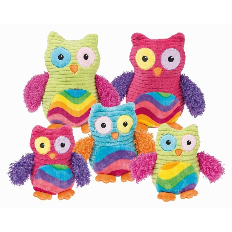 IDENA 40040 Stuffed Toy Owl 30 cm – Green