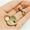mciskin Vintage Antique Style Mini Archaize Padlocks Key Lock with