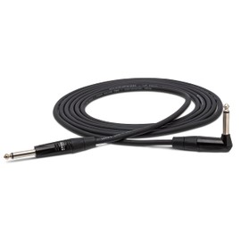 Hosa HGTR025R Pro Right Angle REAN Guitar Instrument Cable Right-Angle to Straight, 25-Feet