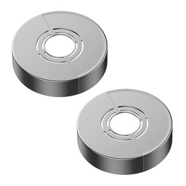 2 Pcs Radiator Valve Covers - Pipe Collar Hole Collars, Wall Pipe Tube Covers for Kitchen, Office or Toilet