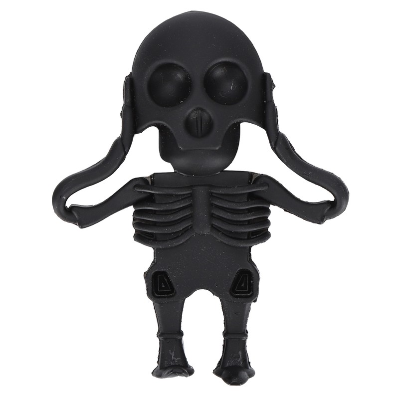 Cartoon U Disk Black Skull Appearance High Speed Bulk Storage