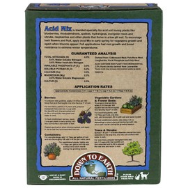 Down To Earth All Natural Fertilizers Down to Earth All Natural Acid Mix Fertilizer 4-3-6, 5 lb