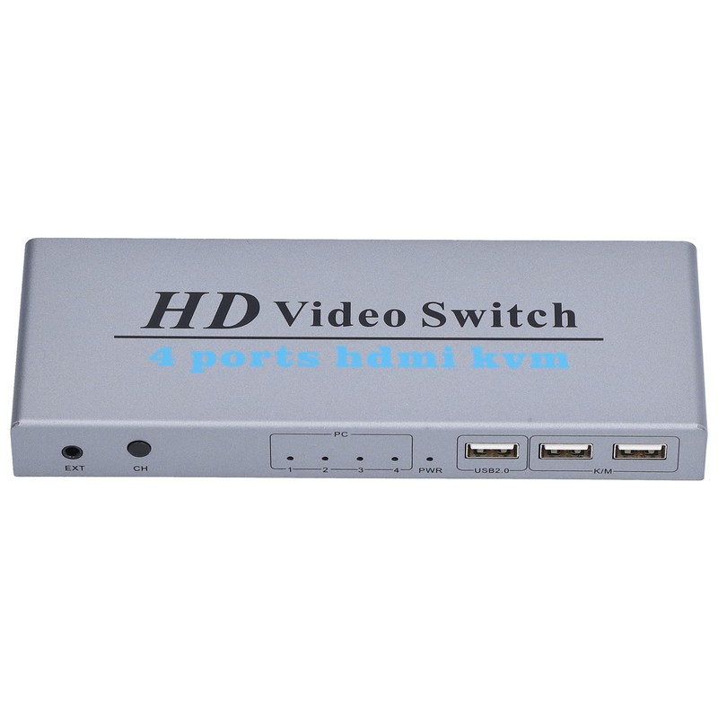 KVM Switch 4 Input 1 Output 4 Port HighDefinition Multimedia