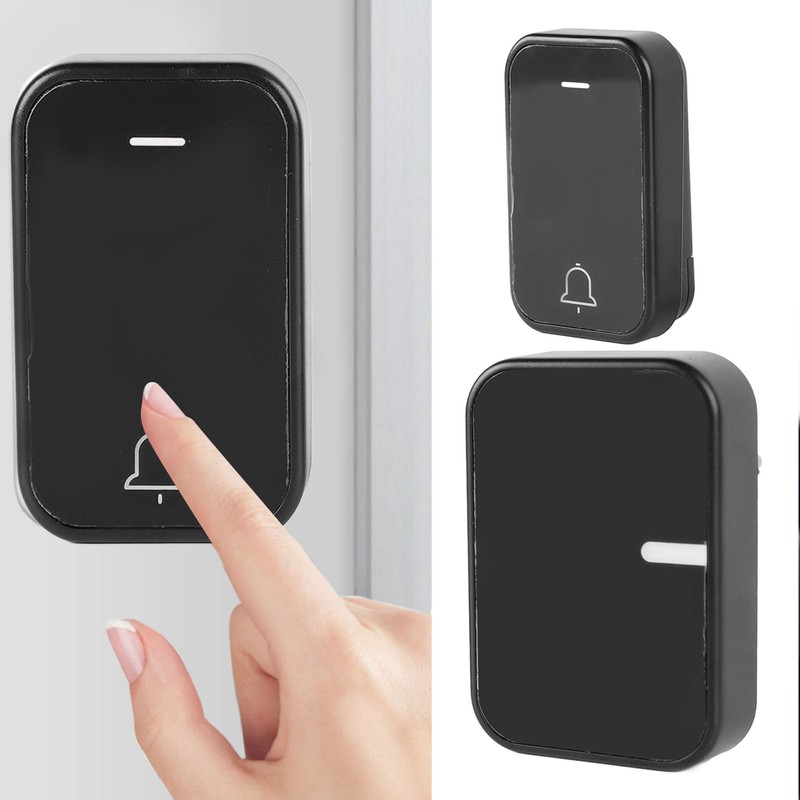 Wireless Doorbell Set Self Powered Generating Waterproof Home Security Doorbell