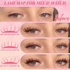 Brown Lashes Clusters Wispy Eyelash Clusters Natural Look (Drifter Brown)