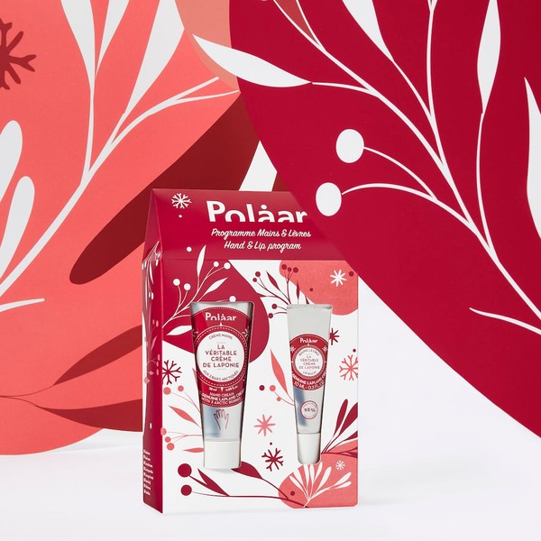 Polåar - Lapland Gift Set with 3 Arctic Berries - Hand Cream 25ml + Lip Balm 10ml - 2 Beauty Treatments with Natural Moisturisers, Vegan, Cruelty Free, Made in