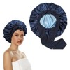 Satin Hair Cap for Women, Double Sided Silk Bonnet for
