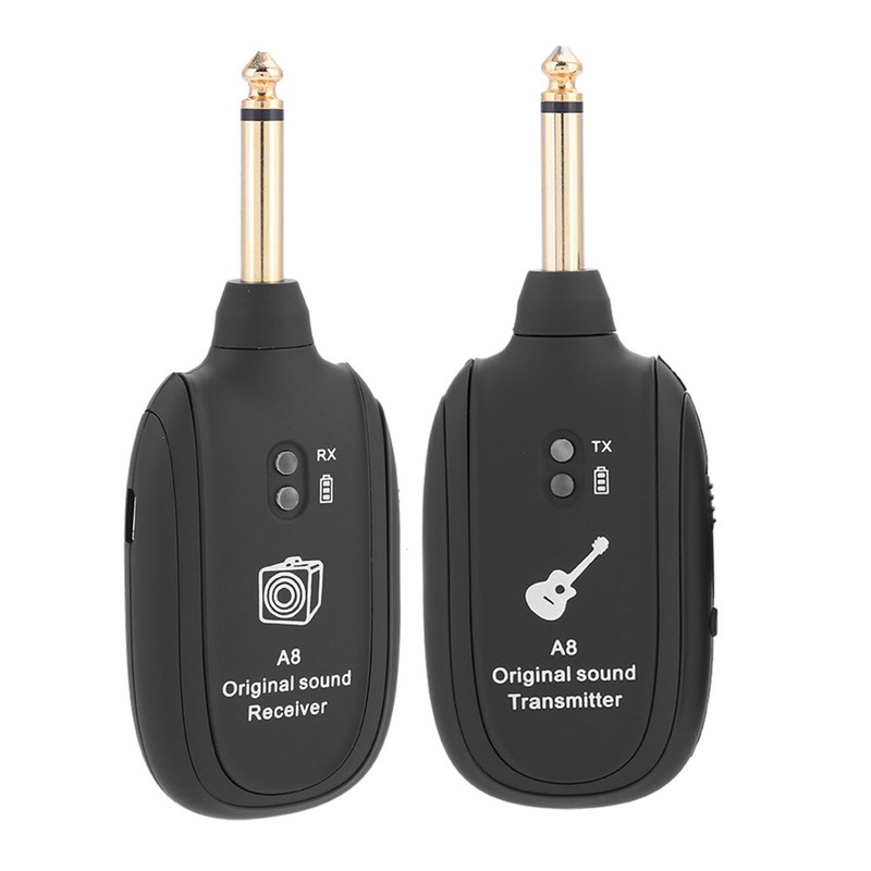 Wireless Audio Transmission Set with Receiver Transmitter for Electric Guitar